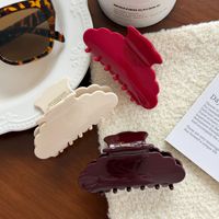 CHUJIAN Pinces à cheveux en acétate antistatiques, durables, à forte tenue, en forme de nuage, design esthétique nuage, pinces requin pour femmes