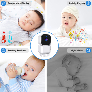 Monitor de bebé de resolución HD 1080p de 5 pulgadas con aplicación de cámara Cámara de video nocturna de niñera bidireccional Modelo Vb603 - Product Image 3