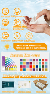 批发廉价香薰湿巾环保柔软便携无酒精超细纤维独立包装定制香味 - Product Image 3