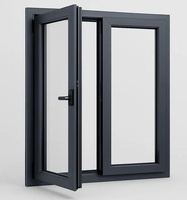 Ventana Abatible de Aluminio con Rendimiento Resistente a la Intemperie