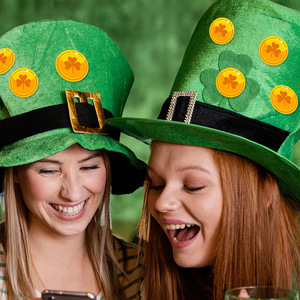 St. Patrick's Day <strong>Shamrock</strong> Clover Decal <strong>Party</strong> Gift Wrapping Decoration Wine Bottles <strong>Glasses</strong> Sticker for Irish Holiday - Product Image 4