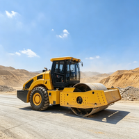 Rouleau compresseur vibrant SHANBO de 20 tonnes et 140 kW à forte force d'excitation avec moteur Weichai pour le compactage des sous-sols de voies rapides et d'aéroports