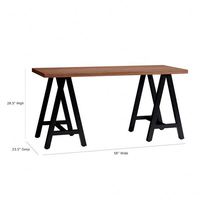 Bureau en bois contreplaqué Soho à prix abordable pour le jeu, l'étude et le travail – Station de travail pliable de style européen mini pour loft