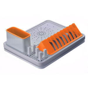 Accessoires de cuisine : Étagère à vaisselle en plastique, type sur pied, écologique, non pliable, pour le rangement des assiettes - Product Image 2