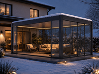 Pergola Électrique Élégante en Alliage d'Aluminium pour Jardin, Terrasse et Villa Extérieure – Qualité Supérieure