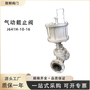 วาล์วปิด-เปิดแบบนิวเมติกชนิดมีหน้าแปลน รุ่น J641W-16P/C ขนาด Dn50 2 นิ้ว ผลิตจากเหล็กหล่อและสแตนเลส สำหรับใช้งานในอุตสาหกรรม - Product Image 5