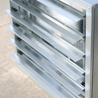 Ventilateur d'extraction industriel VFans grande taille 300-1530mm en acier galvanisé avec volet roulant automatique – Économique et performant