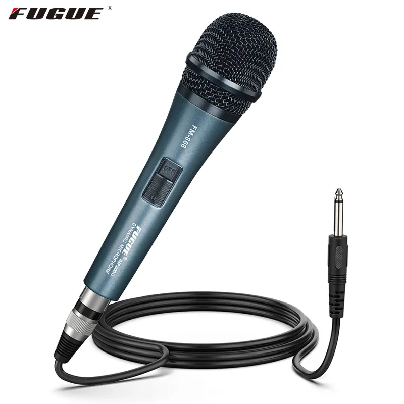 FUGUE FM-868 handheld dynamic wired microphone KTV Stage Performance