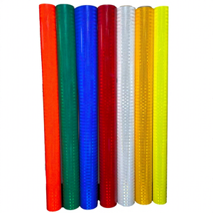 ฟิล์มสะท้อนแสงแบบม้วนไวนิลสำหรับป้ายถนน วัสดุฟิล์มสะท้อนแสงชนิด HIP Adhes สติ๊กเกอร์พิมพ์ดิจิตอลเกรด IV อะคริลิก 10 ปี - Product Image 6