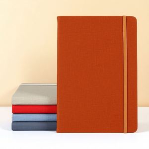 Academic A5 Logo Customizable Pocket PU Leather Diary <b>Note</b> <b>Book</b> with Custom Elastic Band Hardcover Planner Journal Promotional - Product Image 2