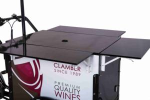 Vélo cargo café manuel avec couvercle sur la boîte avant tricycle pour affaires de rue - Product Image 2