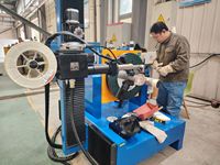 Máquina de soldadura TIG automática de costura circular para bridas de tubos de acero y tubos de cobre, para carrocerías, al por mayor