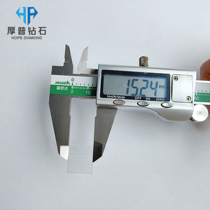 薄い<span class=keywords><strong>CVD</strong></span>ダイヤモンドシードスライス500ミクロン厚15x 15 mm合成ダイヤモンド成長用途向け - Product Image 4