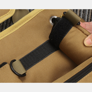 Sac organisateur d'outils enroulable robuste avec 2 pochettes à fermeture éclair détachables pour électricien charpentier plombier mécanicien amateur - Product Image 2