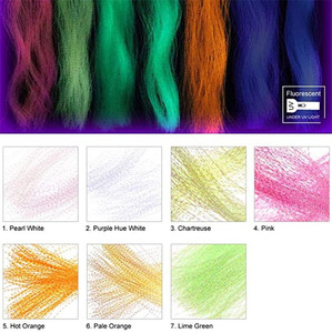 Matériel de liage de mouches UV Flashabou guirlandes assorties plat scintillant cristal Flash guirlandes pêche à la mouche Herl appâts - Product Image 6