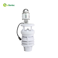 Ecosentec-Sensor Ultrasónico de Viento/Temperatura/Humedad/Presión/Lluvia/Radiación Solar/Polvo, RS485, con Salida de 1 a 2, 2, 1, 2, 1, 1, 2