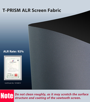 Écrans de projection électriques ALR à prisme en T SCREEN PRO, fabriqués en usine, pour vidéoprojecteurs à ultra courte focale