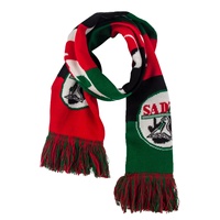 Großhandel Custom Jacquard Strick Acryl Soccer Club Fan Schal für Werbe-und Geschäfts geschenke