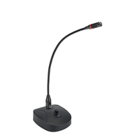Microphone de conférence professionnel léger et portable à condensateur cardioïde, micro de bureau flexible à col de cygne filaire
