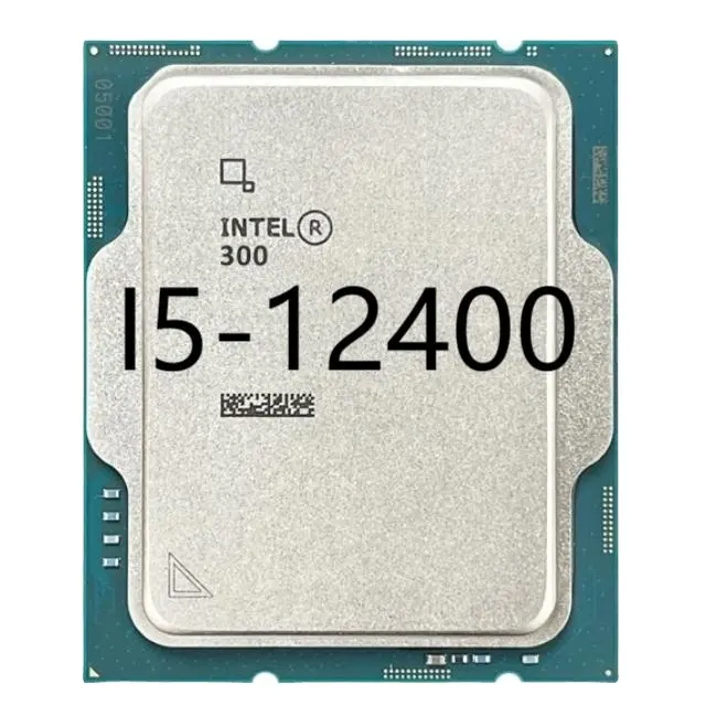 Intel Core i5-12400 i5 12400F 2.5 GHz 6-कोर 12-थ्रेड प्रोसेसर 10NM L3=18M 65W LGA 1700 के लिए नया CPU कोई कूलर नहीं