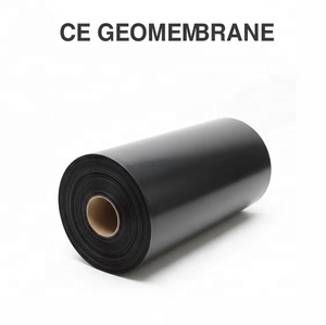 Construction d'étanchéité des revêtements des fosses de lixiviation Golden Heap par géomembrane imperméable : 1 mm d'épaisseur, lisse avec géotextile - Product Image 3