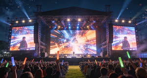 Panneau LED extérieur GQY à verrouillage rapide 250*250mm avec poignée de transport pour événements, scènes de tournée et inventaire des entreprises de location - Product Image 4