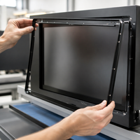 Profils en aluminium de séries 6000/7000 sur mesure, anodisés à froid, multicolores, pour écrans LCD intérieurs
