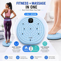 Equipo de Ejercicio Cardiovascular para Oficina en Casa, Tabla Giratoria para Masaje de Pies, Equipo de Fitness para el Hogar, Dispositivo de Entrenamiento Físico