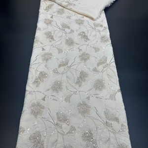 Vestido de Tela Bordada con Toalla + Tubo de Cuentas, Cinta Bordada - Product Image 1