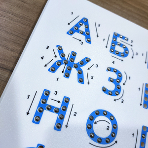 Giáo Dục Mới Đồ Chơi Từ Bảng Vẽ Magpab Nga Bảng Chữ Cái Thư Truy Tìm Hội Đồng Quản Trị Cho Trẻ Em - Product Image 3