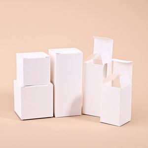 Boîte en carton blanc réutilisable prête à la vente au détail |   Emballage de produits haut de gamme |   Quantité minimum de commande : 500 pièces - Product Image 2