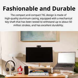 คีย์บอร์ดไร้สาย <span class=keywords><strong>Logitech</strong></span> K855 IR ของแท้ 100% คีย์บอร์ดแบบกลไก พร้อมตัวรับสัญญาณ Unifying - Product Image 5