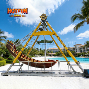Estructura Galvanizada en Caliente Sin Base, Barco Pirata de 40 Asientos para Operaciones Globales de Atracciones de Ferias - Product Image 2