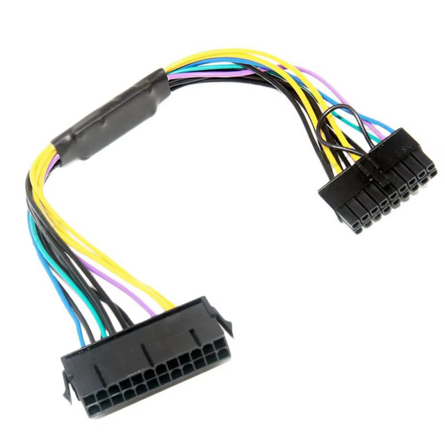 30cm ATX PSU Cable 24P to 18P Power Supply for HP Z420 Z620 PC Motherboard for Electronic Applications