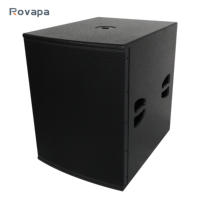 Subwoofer professionnel RV-SW18 de 18 pouces, 600W, haute puissance, enceinte PA, 126dB SPL, 8 ohms, pour système audio de club, discothèque, scène, DJ