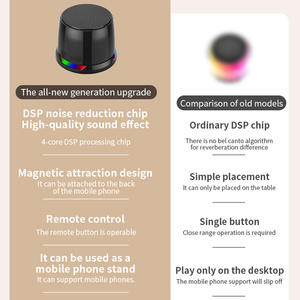 Haut-parleur magnétique sans fil Lulin LP-25262, portable, avec lumières LED, longue autonomie, son HD, design portable, support magnétique - Product Image 2