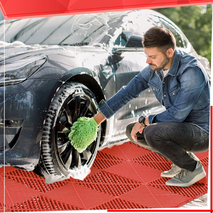 <b>Interlocking</b> Plastic Garage <b>Floor</b> <b>Tiles</b> <b>Floor</b> Mat for Car Wash Room <b>Interlocking</b> PP Plastic Garage <b>Tiles</b> Plastic Flooring - Product Image 2