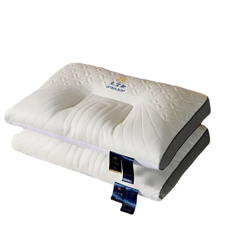 Oreiller hôtel oreiller en mousse à mémoire de forme orthopédique pour dormir Latex naturel pour dormeurs latéraux avec couverture respirante soulager la pression