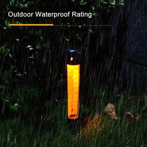 Lámpara Solar de Jardín con Termómetro, Lámpara LED Decorativa para Césped, Impermeable, Encendido Automático al Anochecer - Product Image 4