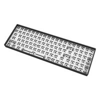 RGB Mesin Tik Komputer Bersinar Permainan Teclado 100 Tombol Keyboard Mekanik Injeksi Dibentuk Keycap Mendukung Transmisi Cahaya