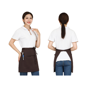 Delantal Personalizable Estilo Coreano, Delantal Corto Uniforme para Camareros Unisex, Ecológico, Duradero y Lavable - Product Image 1