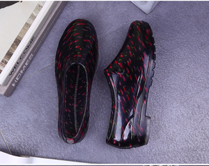 Blue Color Wholesale Adult PVC Pink Gumboots <strong>Wellington</strong> <strong>Short</strong> Shoes Rain Boots - Product Image 5