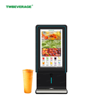 Distributeur de boissons TWBEVERAGE avec système Wi-Fi IoT commercial, machine à sirop BIB durable, distributeur de jus avec grand écran tactile LED