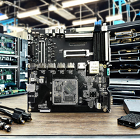 RK3566 Arm UHD Vbyone Lvds Android Linux Board Placa base de control industrial Interfaz de depuración de dos piezas