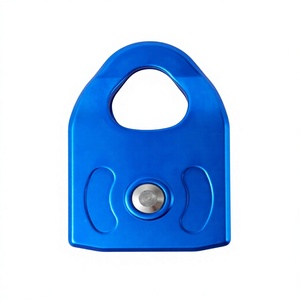 Polea de Aluminio Resistente a la Corrosión por Salinidad, de Doble Rueda, Baja Fricción, Gran Diámetro de 38 mm, Resistencia a la Rotura de 55 KN, para Rescate al Aire Libre - Product Image 3