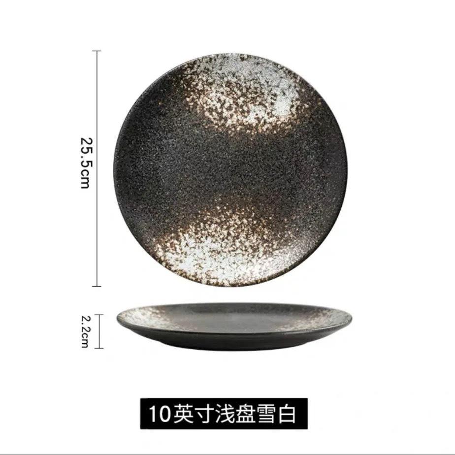 10-inch shallow plate snow white