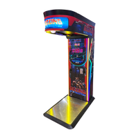 Machine de boxe pour enfants Superfun - Construction en fer durable, garantie 1 an, en anglais, amusante et rentable