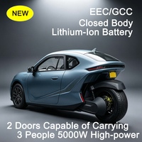 2026 XSDU Tricycle Électrique Inverti à Trois Roues, Supercar Mini Économique, Scooter Fermé 72V 5000W, Tricycle Électrique à 3 Roues pour Adultes