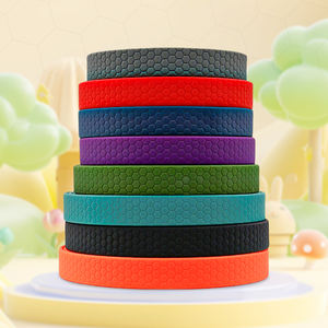 Muker Luxury Polyester PVC Honeycomb Print Non-slip Wear-resistant Pet Collar Leash Waterproof Sandal Strip Cover Customized - Product Image 4