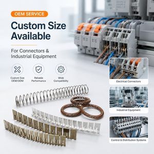 Molla a spirale inclinata in acciaio inossidabile per connettori elettrici, attrezzature industriali, dimensioni personalizzate OEM - Product Image 3